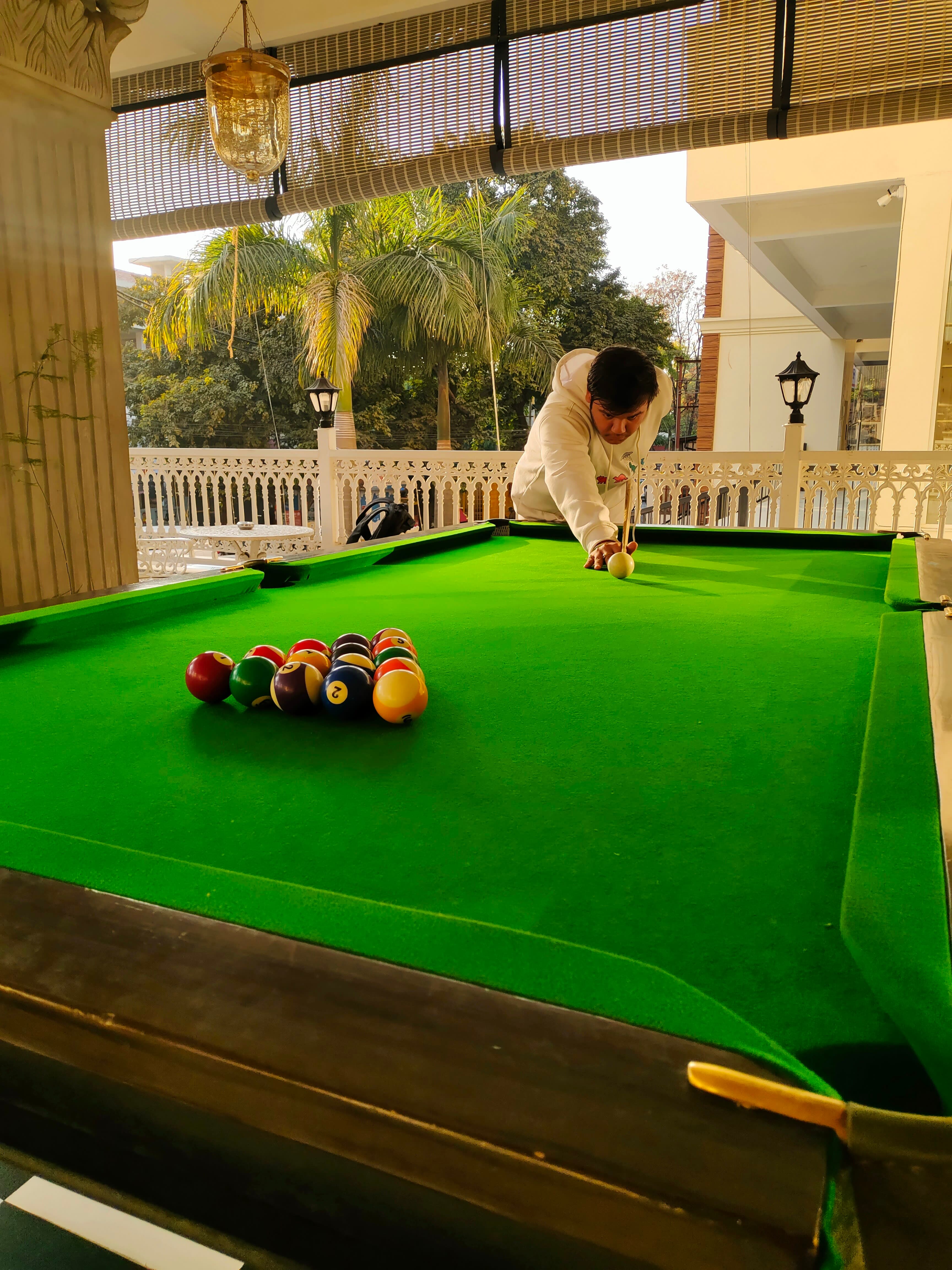 8 Ball Pool table at Tbistro Sports Cafe & Bar